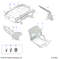 BODY: BOX AND REAR FENDERS - 2020 POLARIS ACE 150 EFI
