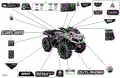BODY - DECALS - 2022 CAN AM OUTLANDER 650 EFI X MR