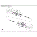 FRONT WHEEL ASSY - 2016 CFMOTO UFORCE 500