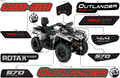 BODY - FEATURE DECALS - 2018 CAN AM OUTLANDER MAX 4X4 XT 570 EFI - PUR MAGNESIUM