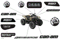 BODY - DECALS - 2023 CAN AM RENEGADE 650 EFI