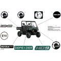 BODY - DECALS - 2023 CAN AM DEFENDER MAX HD9
