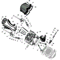 ROTAX - FRONT CYLINDER HEAD - 2025 CAN AM COMMANDER 1000R EFI DPS - COMPASS GREEN - 60" WIDTH