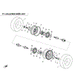 REAR WHEEL ASSY - 2017 CFMOTO ZFORCE 800 Trail