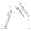SUSPENSION: REAR SHOCK MOUNTING - 2025 POLARIS SPORTSMAN XP 1000 55"