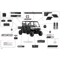 DECALS - HD10 - DPS - 2019 CAN AM DEFENDER MAX HD10