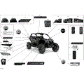 BODY - DECALS - RS - 2021 CAN AM MAVERICK TURBO R DS / RS