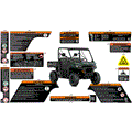 BODY - WARNING DECALS - 2024 CAN AM DEFENDER HD9 - TUNDRA GREEN - 62" WIDTH CALI