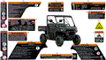 BODY - WARNING DECALS - 2024 CAN AM DEFENDER HD7 - TUNDRA GREEN - 62" WIDTH