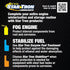 Fogging Oil by Star Tron infographic: For winter motorcycle engine care, apply fogging oil to prevent rust, use enzyme fuel treatment for stability, and add stabilizer for steel tanks. Includes QR code.