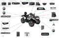 BODY - DECALS - NORTH EDITION - 2021 CAN AM OUTLANDER MAX 850 EFI XT / XT P / NORTH EDITION