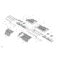 CAB INTERIOR - FLOOR - 2026 CAN AM DEFENDER MAX HD11 LONE STAR CAB - STEALTH BLACK - 65" WIDTH - (2)