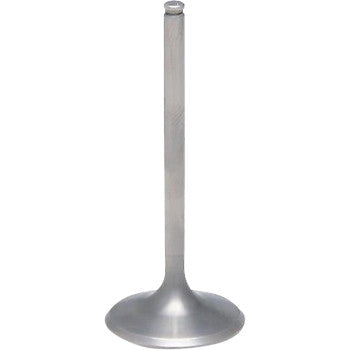 The Honda Intake Valve 36.00 mm Racing by Kibblewhite stands upright on a white background, highlighting its CNC-machined precision, durable metal construction, and advanced CrN PVD coating.
