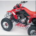 Honda TRX Nerf Bars Natrual Red by DG Performance