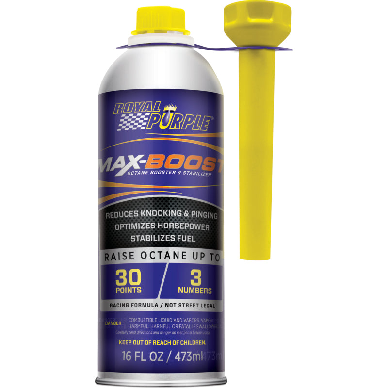 Royal Purple Max-Boost Octane Booster 16oz - Enhance Engine Performance