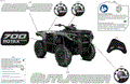 BODY - FEATURE DECALS - 2025 CAN AM OUTLANDER 700 4X4 DPS - GRANITE GREY