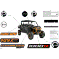 BODY - DECALS - 2025 CAN AM COMMANDER MAX 1000R EFI XT P - MINERAL GRAY SATIN - 64" WIDTH