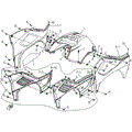 PLASTIC PARTS-02 - 2015 CFMOTO CFORCE 500 SWB