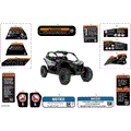 BODY - WARNING DECALS - 2023 CAN AM MAVERICK TURBO RR X RS