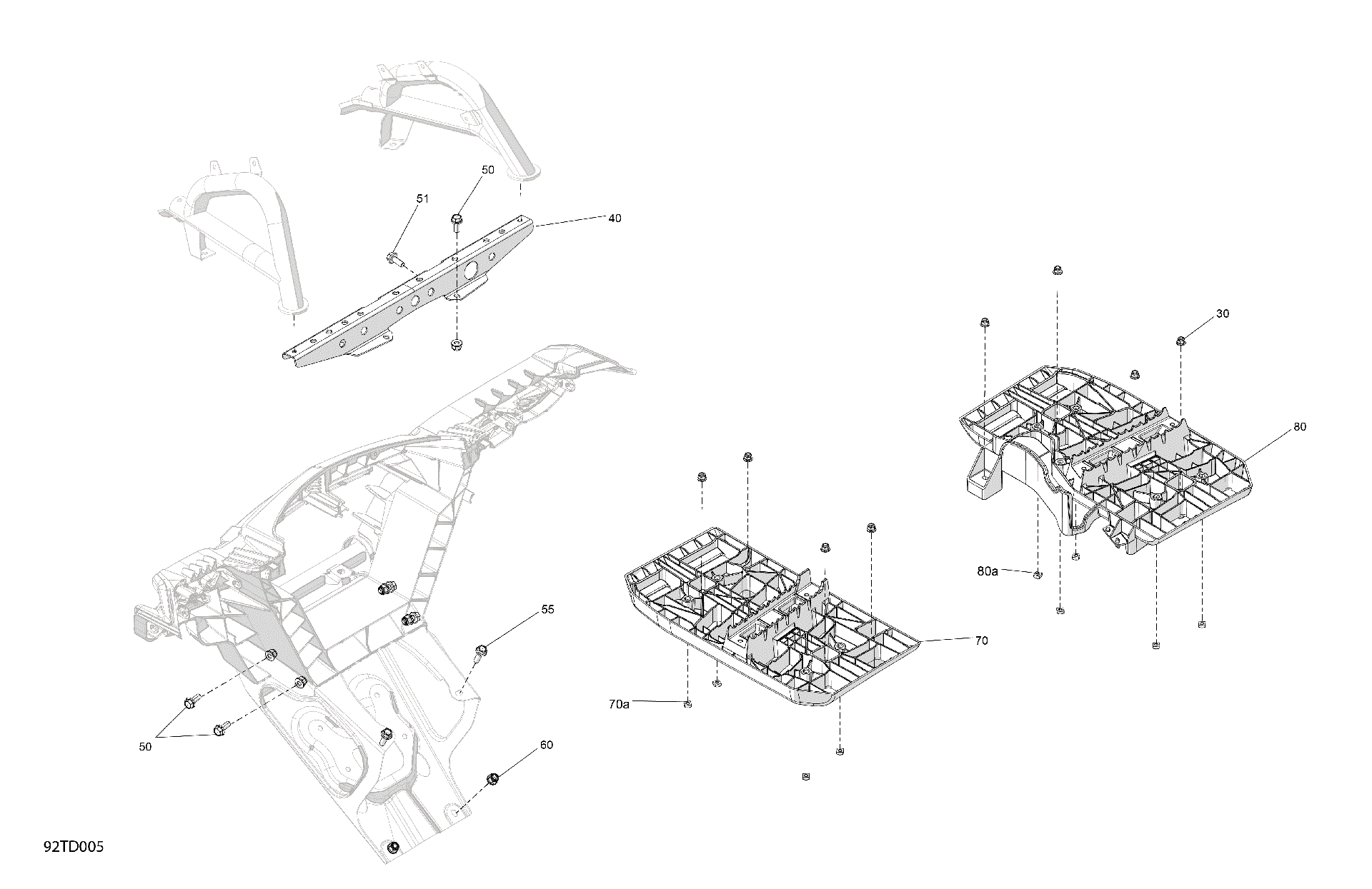 An Image of a Genuine Can-Am Parts Schematic Diagram showing the schematic - MISCELLANEOUS - ACCESSORIES