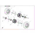 REAR WHEEL - 2025 CFMOTO UFORCE 1000