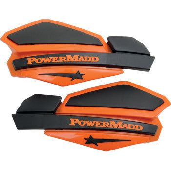 Star Series Handguards Orange Black by Powermadd
