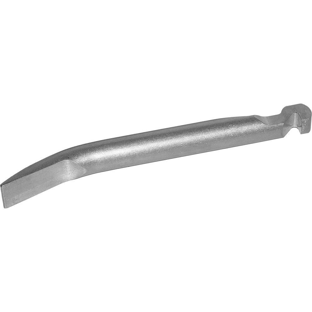 The Belt Removal/Clutch Compression Tool by SLP features a flat-ended wedge tip and a hook-shaped notch, ideal for removing belts or compressing drive clutches during maintenance tasks.