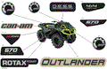 BODY - DECALS - 2023 CAN AM OUTLANDER 570 EFI X MR