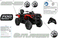 BODY - FEATURE DECALS - 2025 CAN AM OUTLANDER MAX 700 4X4 DPS - LEGION RED