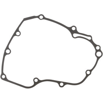 The Honda Magneto Cover Gasket by Cometic is a thin, irregularly shaped AFM gasket with multiple edge holes, engineered for a precise seal between engine parts and enhanced durability.