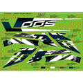 DECAL (USA-BLK) - 2017 CFMOTO ZFORCE 500