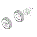 DRIVE - FRONT WHEELS - 2024 CAN AM MAVERICK TURBO RR X RC 64 INCH - HYBRID WHITE PEARL - 64" WIDTH CALI