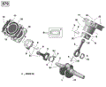 CRANKSHAFT AND PISTONS - 570 EFI - 2016 CAN AM OUTLANDER L 570 EFI