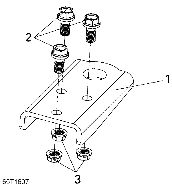 An Image of a Genuine Can-Am Parts Schematic Diagram showing the schematic - HITCH