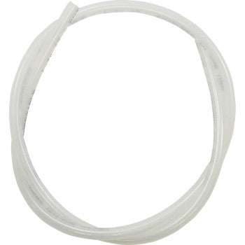 The Helix Submersible Fuel Line 1/4" x 3' is shown coiled in a loose circle on a plain white background, emphasizing its chemical resistance and versatility for use as fuel tubing.
