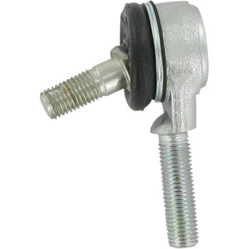 The Tie Rod End Left & Right Inner by Epi features two threaded bolts at a right angle joined by a pivot in a circular housing with a black rubber seal, offering OEM quality and enhanced durability as a replacement part.