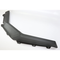 Matte black angular right fender flare with mounting tabs for CF Moto ATV.