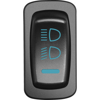 Polaris Headlight Switch Blue by Moose Offroad