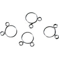 Wire Clamp Refill Kit Silver 4 Pack by All Balls