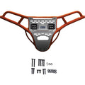Polaris RZR XP 1000 Front Bumper Skid Plate with White Lights Orange by Ravek