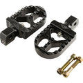 Serrated Footpegs - Black - Short by Joker Machine