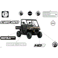BODY - DECALS - 2026 CAN AM DEFENDER MAX HD7 DPS - DARK WILDLAND CAMO - 62" WIDTH - (2)