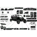 BODY - DECALS - 2022 CAN AM MAVERICK MAX TURBO RR X DS