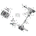 ROTAX - CRANKSHAFT PISTON AND CYLINDER - 2021 CAN AM MAVERICK SPORT 1000R X MR
