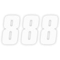 FX Factory Number 8 White 4" by Factory Effex
