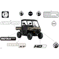 BODY - DECALS - 2025 CAN AM DEFENDER MAX HD9 XT - WILDLAND CAMO - 62" WIDTH CALI