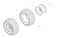 DRIVE - REAR WHEELS - DPS - 2021 CAN AM COMMANDER MAX 1000R EFI DPS / XT