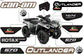 BODY - FEATURE DECALS - 2018 CAN AM OUTLANDER 4X4 MOSSY OAK HUNTING EDITION 570 EFI - CALI - BREAK UP COUNTRY