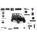 DECALS - XT - 2020 CAN AM COMMANDER MAX 1000R EFI