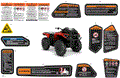 BODY - WARNING DECALS - 2023 CAN AM OUTLANDER X MR 700